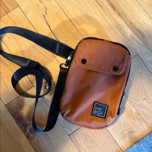 IHKWIP everyday essentials crossbody bag in burnt orange, NEW